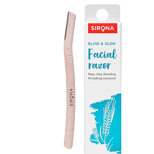 Sirona Reusable Blink & Glow Face Razor for Women - 1 Razor