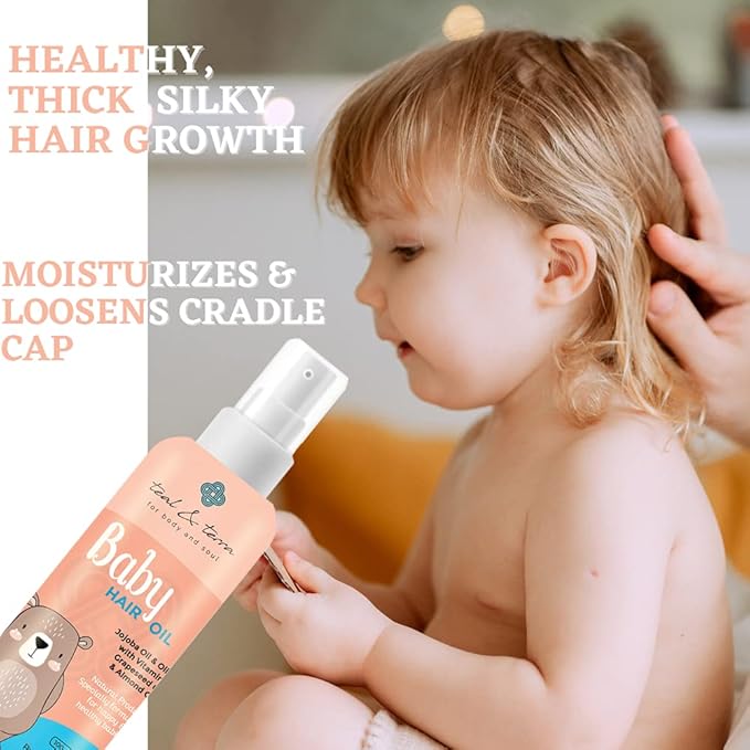 Teal & Terra Natural Organic Baby Hair Growth Oil - 100 Ml