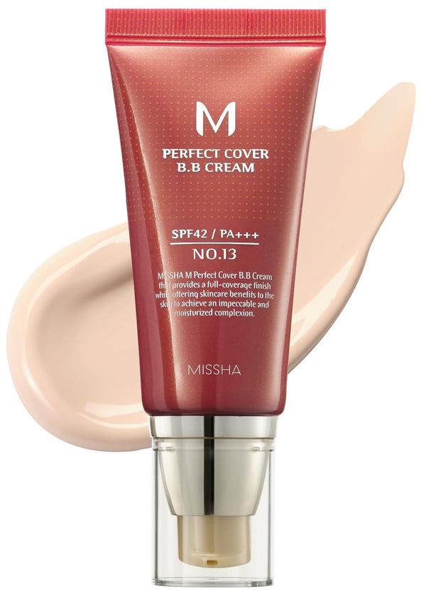 Missha M Perfect Cover BB Cream SPF42 PA+++(No 13 -Light Beige 01) - 50 ml