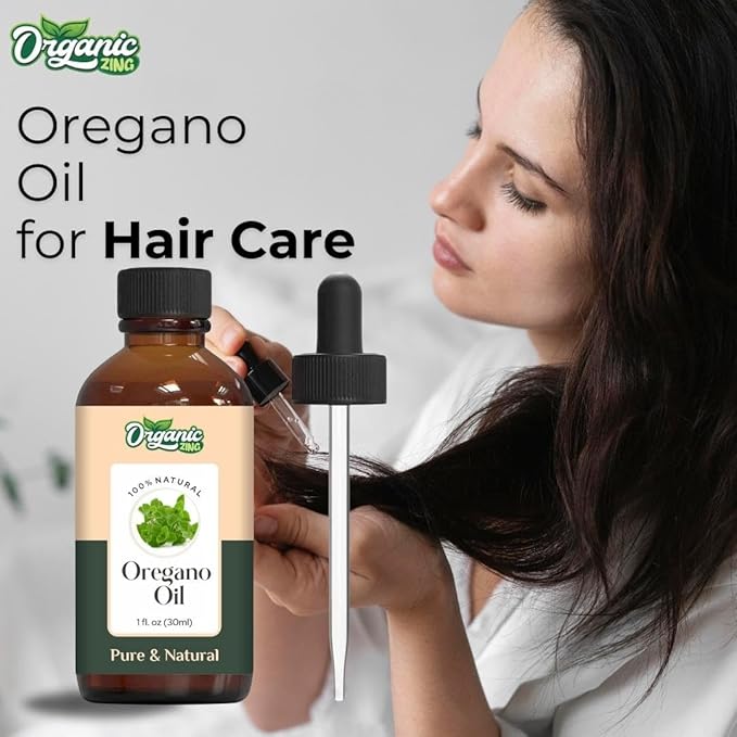 Organic Zing Oregano Essential Oil for Skincare, Haircare, and Body Care - 30 Ml