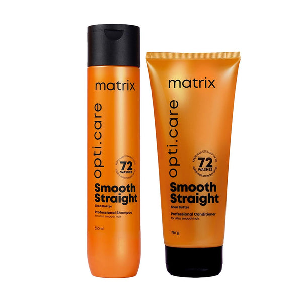 Matrix Opti Care Smooth Straight Professional Shampoo(350 ml) & Conditioner(196 ml) Combo