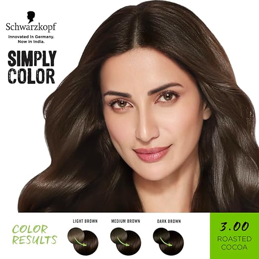 Schwarzkopf Simply Color Permanent Hair Colour 3.00 Roasted Cocoa - 14 ...