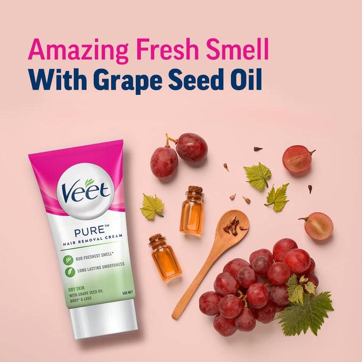 Veet Pure Hair Removal Cream For Dry Skin - 50 gms