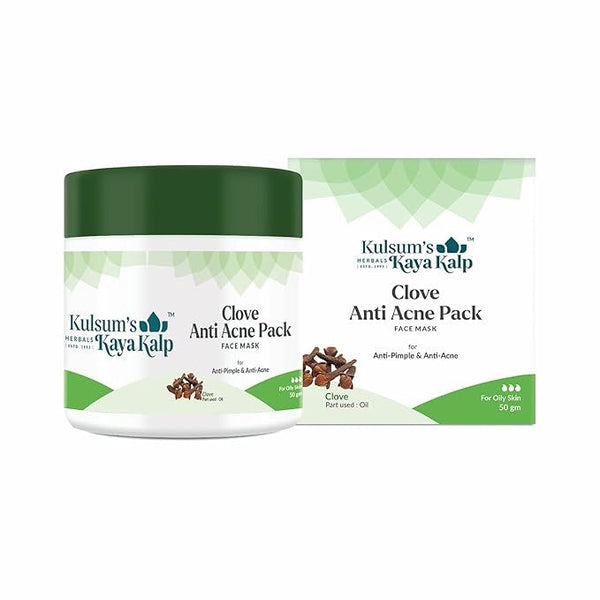 Kulsum's Kaya Kalp Herbals Clove Anti Acne Pack For Anti Pimple & Anti Acne - 50 gms