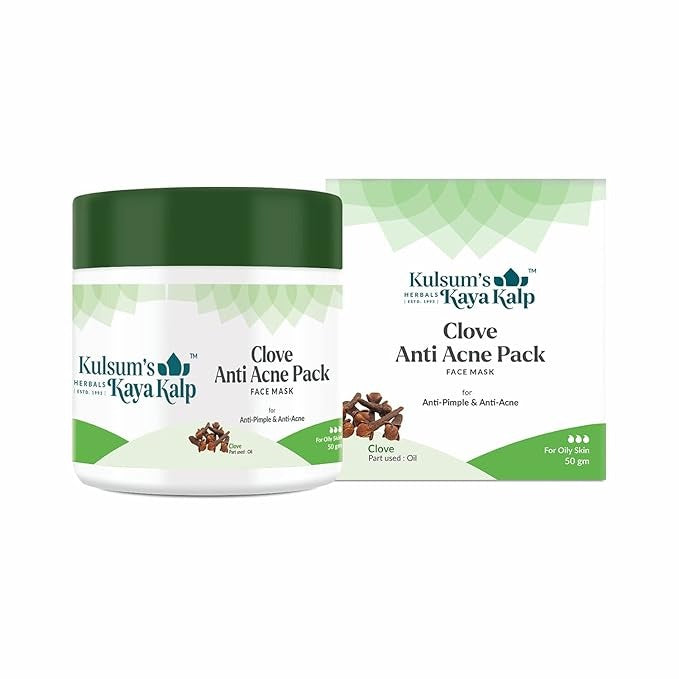 Kulsum's Kaya Kalp Herbals Clove Anti Acne Pack For Anti Pimple & Anti Acne - 50 gms