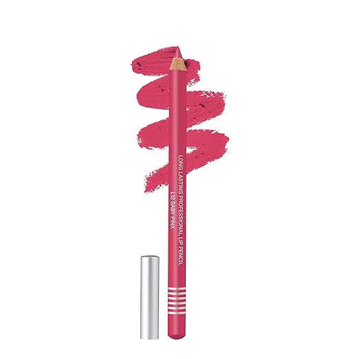 Colors Queen Matte Lip Liner Pencil For Professional Makeup L 12 Baby Pink - 2 gms