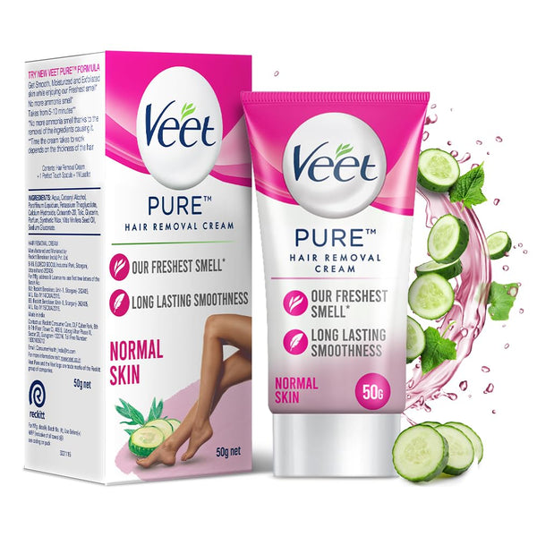 Veet Pure Hair Removal Cream For Normal Skin - 50 gms