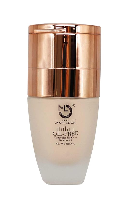 Mattlook Oil Free Concealer Flowless & Foundation Fair - (35ml + 8gm)