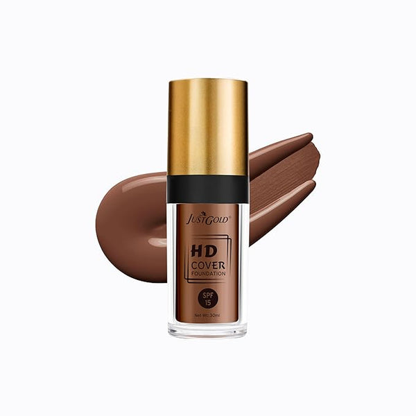 JustGold HD Full Coverage Foundation with SPF 15 10 - 30 ml