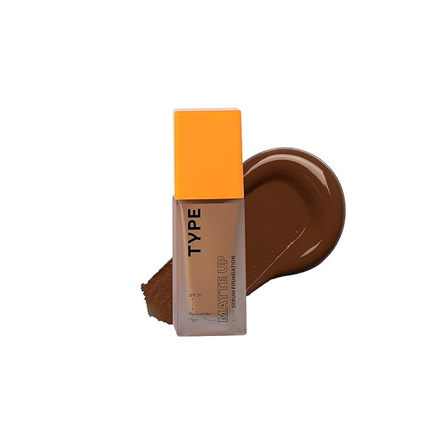 Type Beauty Matte Up Serum Foundation 375 Cocoa - 150 gms