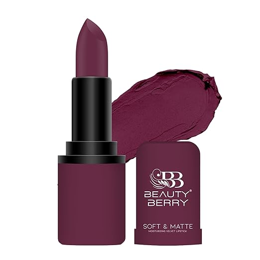 Beauty Berry Soft & Matte Lipstick Mauve - 4 gms