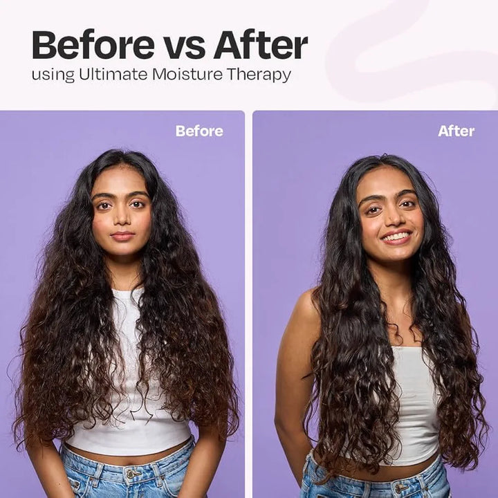 MANETAIN Ultimate Moisture Therapy - 200gm | Deep Conditioning for Dry, Frizzy, Thirsty Hair | Hydrating Formula with Algae Oil, Avocado Butter, and Hyaluronic Acid | Sulphate, Paraben, Silicone-Free | Curl Definition & Frizz Control