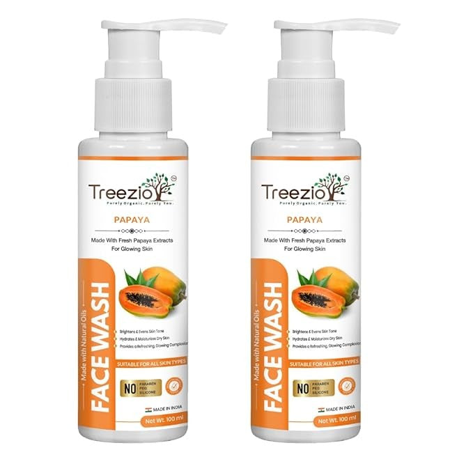 Treezio Papaya Face Wash - 100 ml