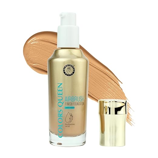 Colors Queen Airbrush Foundation with Primer 04 Natural Nude - 55 ml