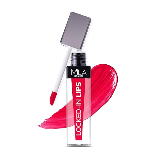 Mila Beaute Locked in Lips Liquid Lipstick Red Velvet (Matte) - 4.5 ml