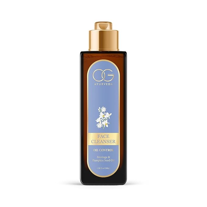 OG BEAUTY Ayurveda Oil Control Moringa and Pumpkin Seed Oil Face Cleanser - 100 ml