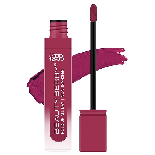Beauty Berry Hold Up All Day Liquid Lipstick 05 Paper Flower - 7.5 gms