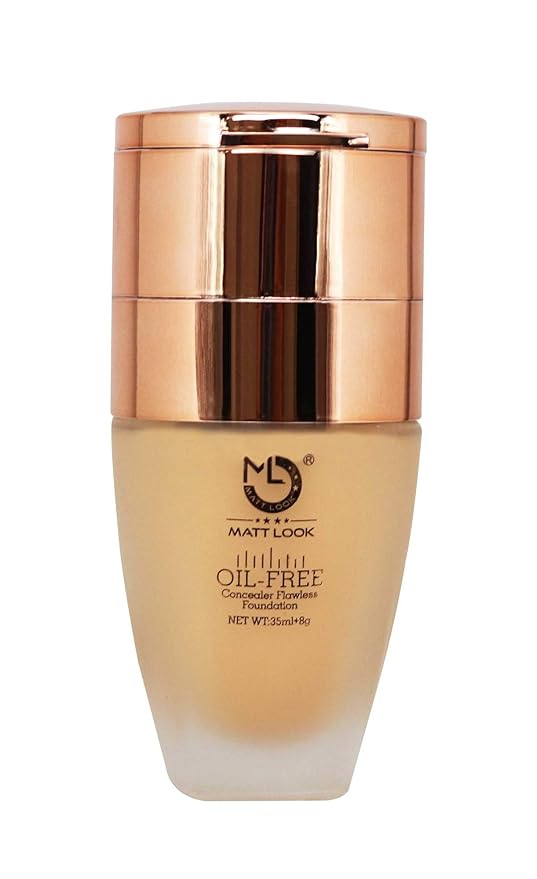Mattlook Oil Free Concealer Flowless & Foundation Beige - (35ml + 8gm)