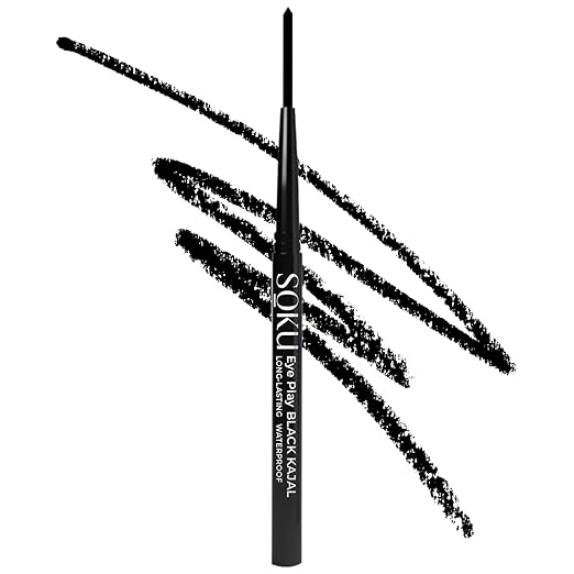 Soku Eye Play Matte Finish Black Kajal Stick - 0.3 gms