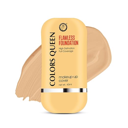 Colors Queen Flawless Makeup Cover Foundation 03 Natural Beige - 40 ml