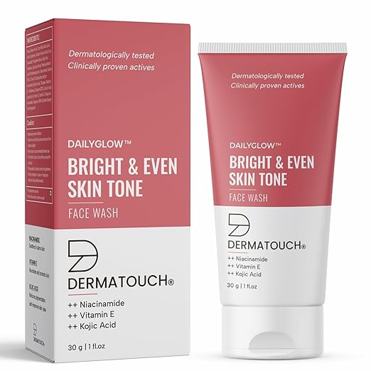 Dermatouch Bright & Even Tone Face Wash - 30 gms