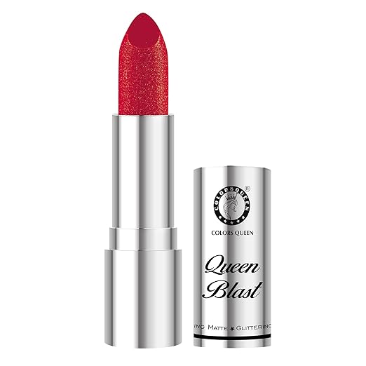 Colors Queen Lipstick Jam Red (Shimmery) - 4 gms