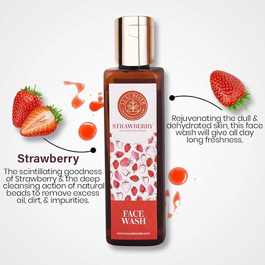 Luxuriate Strawberry Face Wash Cleanser - 100 ml