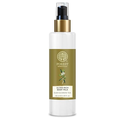 Forest Essentials Ultra-Rich Body Milk Oudh & Green Tea - 130 ml