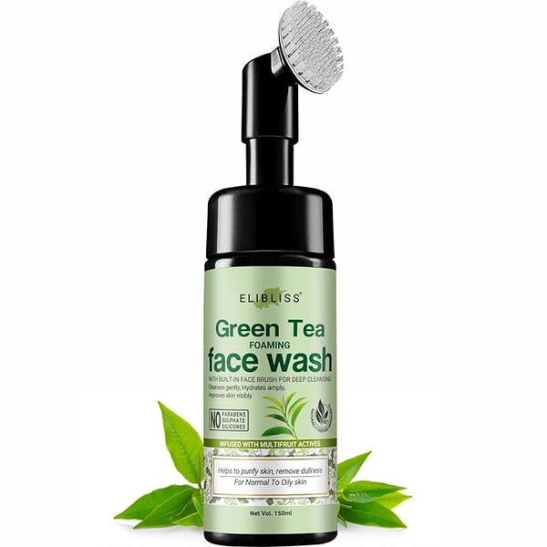 Elibliss Green Tea Foaming Face Wash - 150 ml