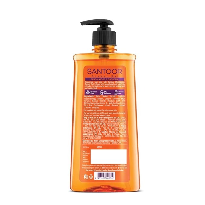 Santoor Moisturizing Shower Gel - 500 ml