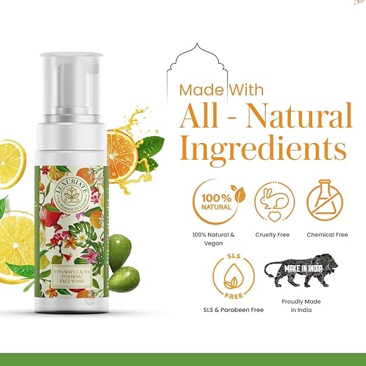 Luxuriate Vitamin C & B3 Foaming Face Wash - 100 ml