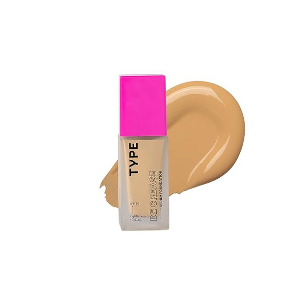 Type Beauty De Crease Serum Foundation Colour 118 Biscotti - 153 gms