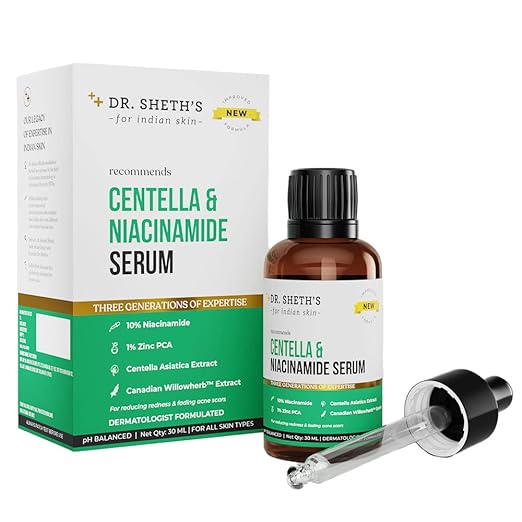 Dr. Sheth's Centella & Niacinamide Face Serum - 30 ml