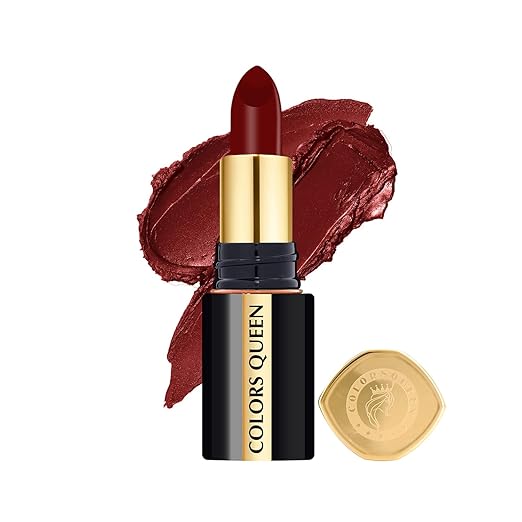 Colors Queen Luxury Matte Non Transfer Lipstick 11 Royal Rust Mehroon - 4 gms