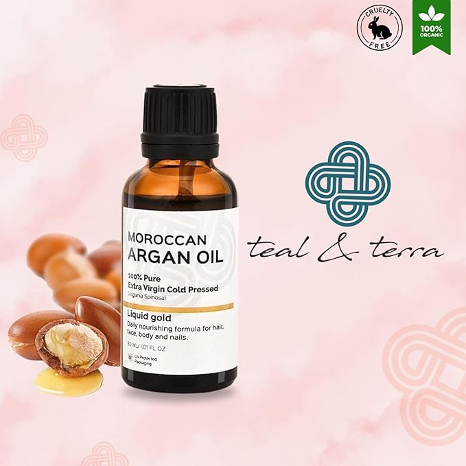 Teal & Terra Argan Hair Oil From Morocco - 30 Ml