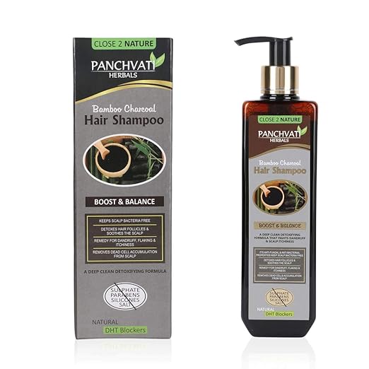 Panchvati Bamboo Charcoal Hair Shampoo - 300 ml