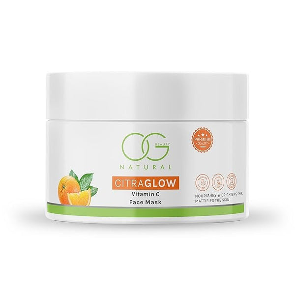 OG BEAUTY Natural CitraGlow Vitamin C Face Mask - 125 gms