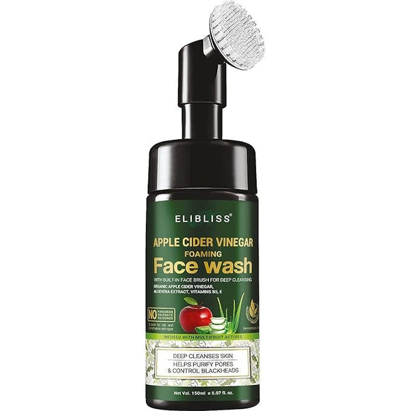 Elibliss Apple Cider Vinegar Foaming Face Wash - 150 ml