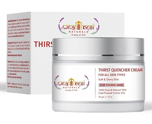 Weadesi Naturals Hirst Quencher Face Cream for Young Skin - 30 gms