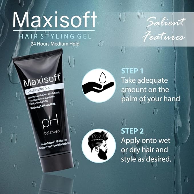 Maxisoft Hair Styling Gel - 100 Ml