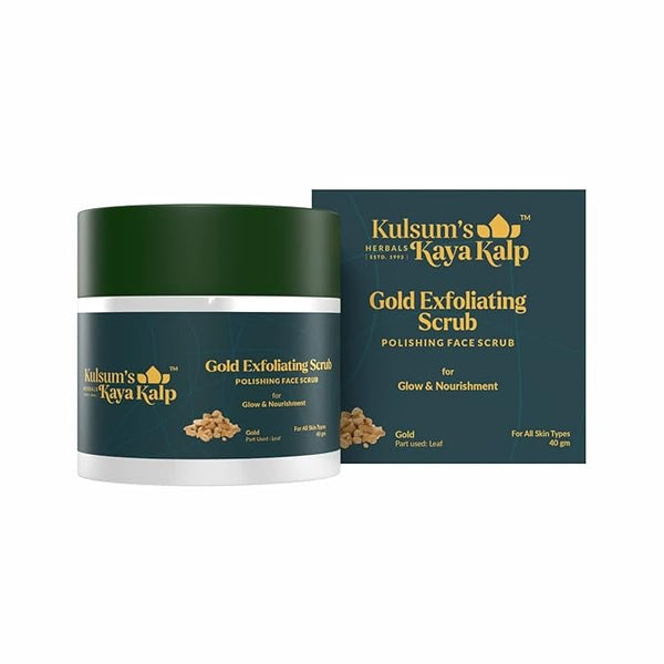 Kulsum’s Kaya Kalp Herbals Gold Exfoliating Scrub - 40 gms