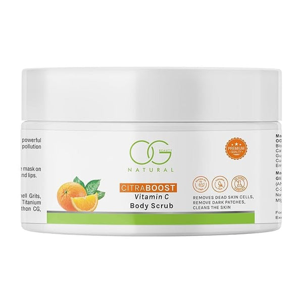OG BEAUTY Natural Citraboost Vitamin C Body Scrub - 200 ml