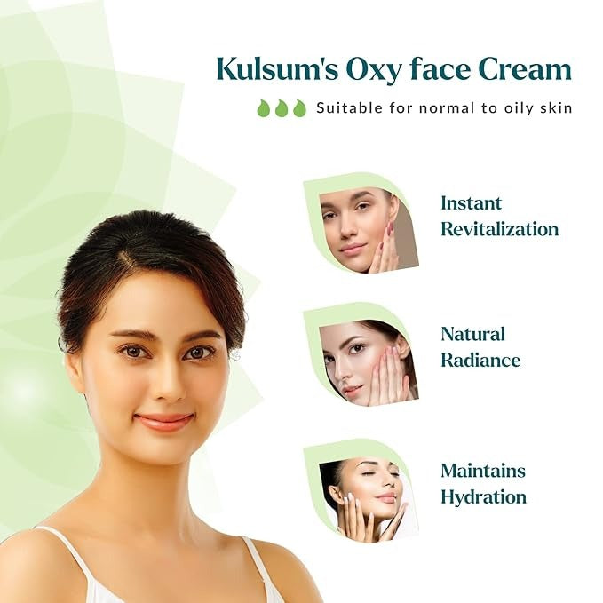 Kulsum's Kaya Kalp Herbals Life Daily Facial Cream For Anti-Ageing & Rejuvenation - 200 gms