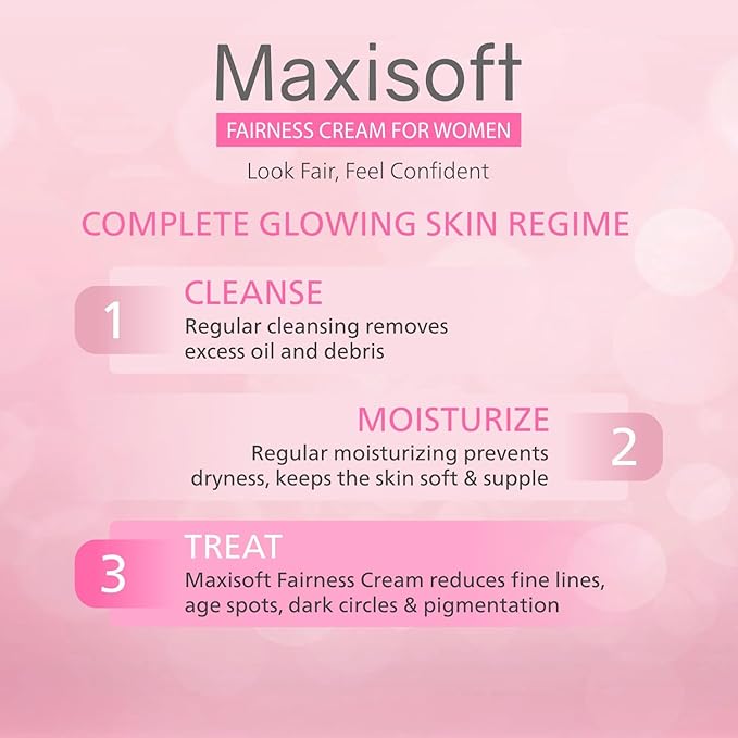 Maxisoft Fairness Cream for Women for Glowing & Brightening Skin - 50 Gms