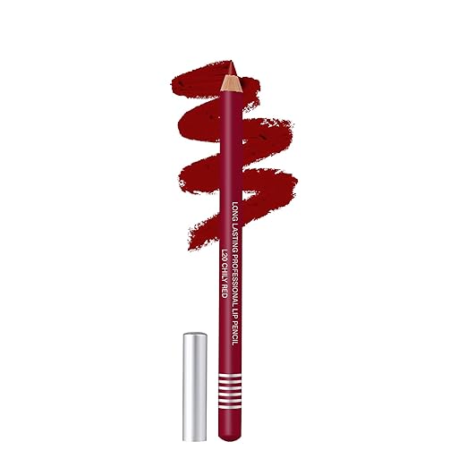 Colors Queen Matte Lip Liner Pencil For Professional Makeup L 20 Chilly Red - 2 gms