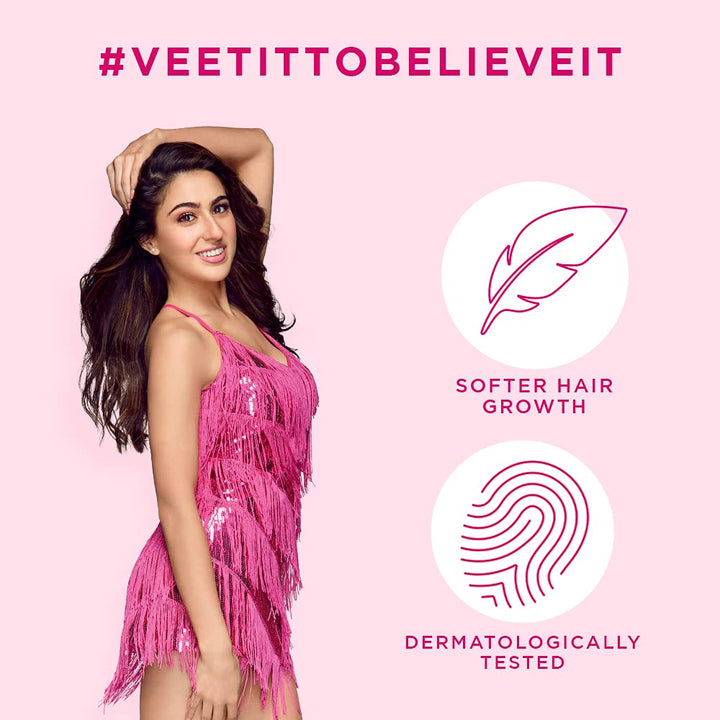 Veet Half Body Waxing With Easy-Gelwax Technology for Dry Skin - 8 Strips