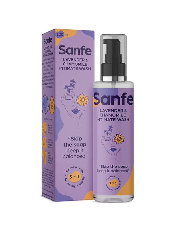 Sanfe Natural Intimate Wash - 100 ml