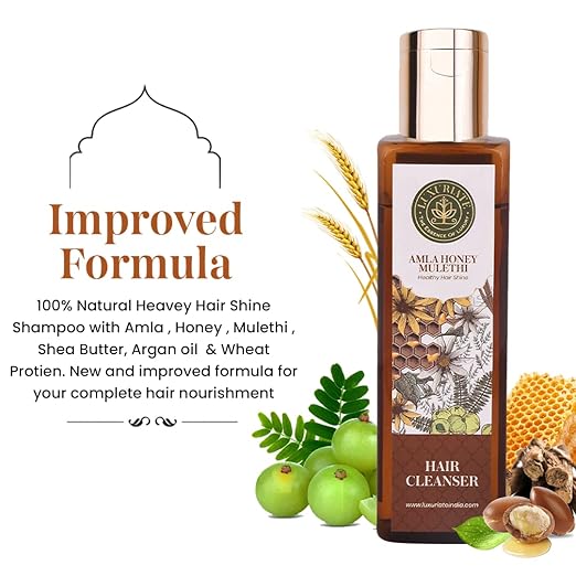Luxuriate Amla Honey Mulethi Hair Cleanser Shampoo - 200 ml