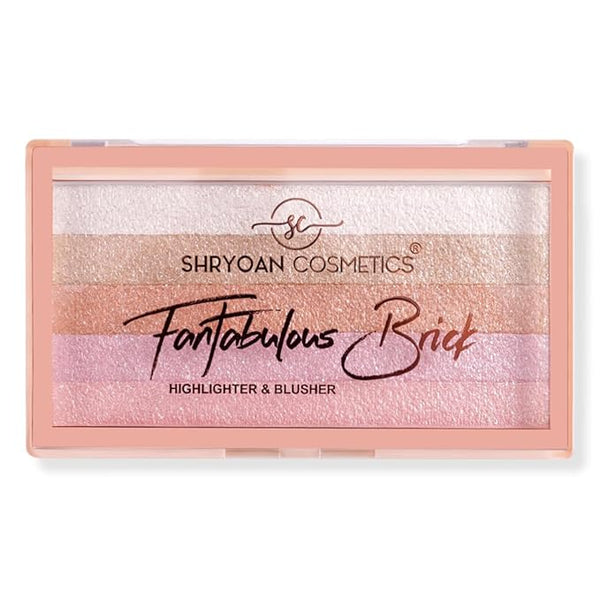 Shryoan Fantabulous Brick Highlighter & Blusher Palette Shade 06 - 7 gms