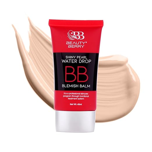 Beauty Berry Shiny Pearl Waterdrop Blemish Balm BB Foundation Rose Blush - 40 ml